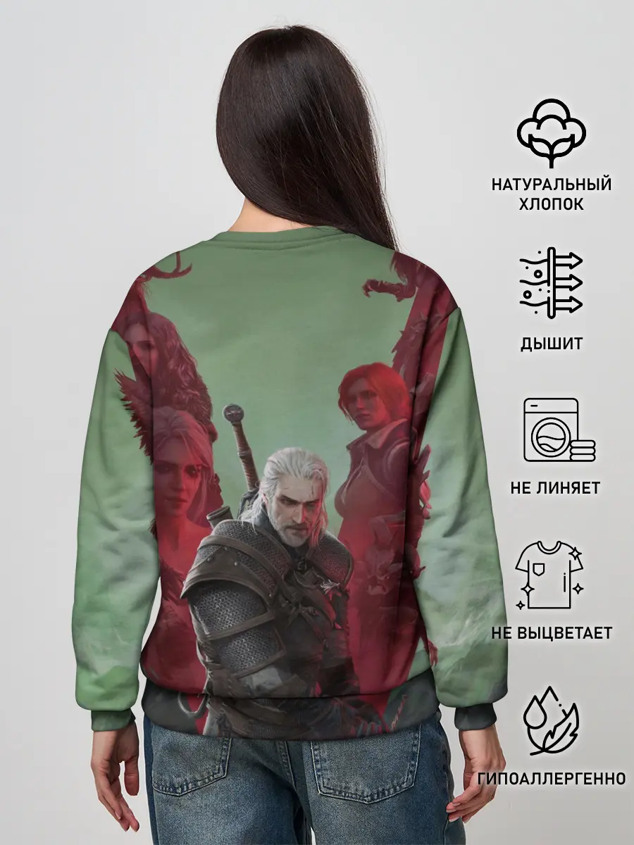 Женский свитшот / The Witcher 5-летие
