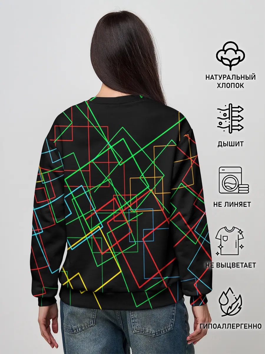 Женский свитшот / BACKGROUND NEON