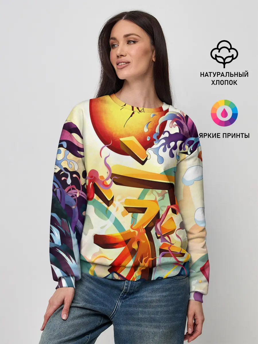 Женский свитшот / Dsquared tatoo