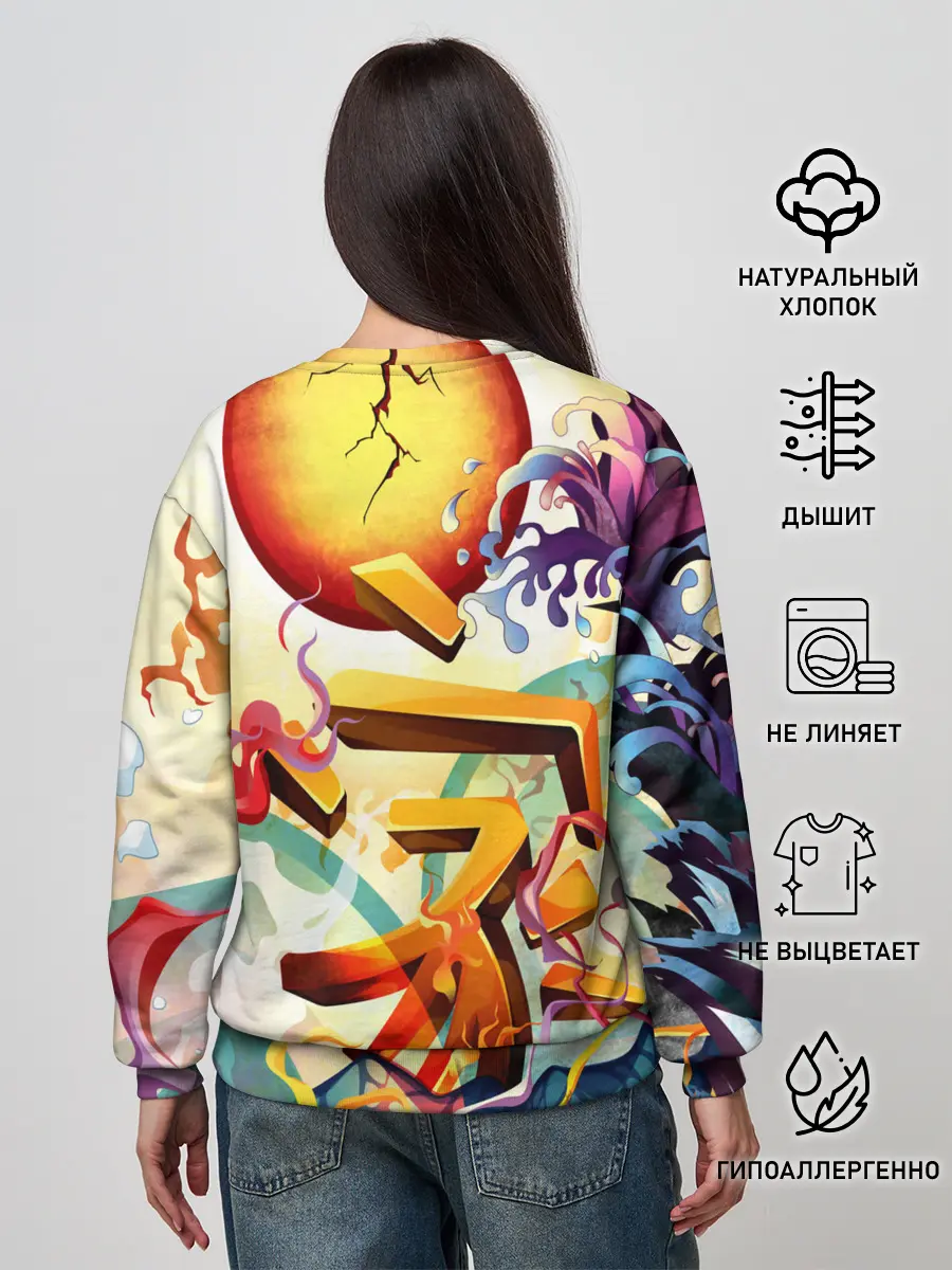 Женский свитшот / Dsquared tatoo