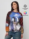 Женский свитшот / Коты