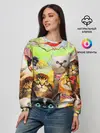 Женский свитшот / КОТЫ