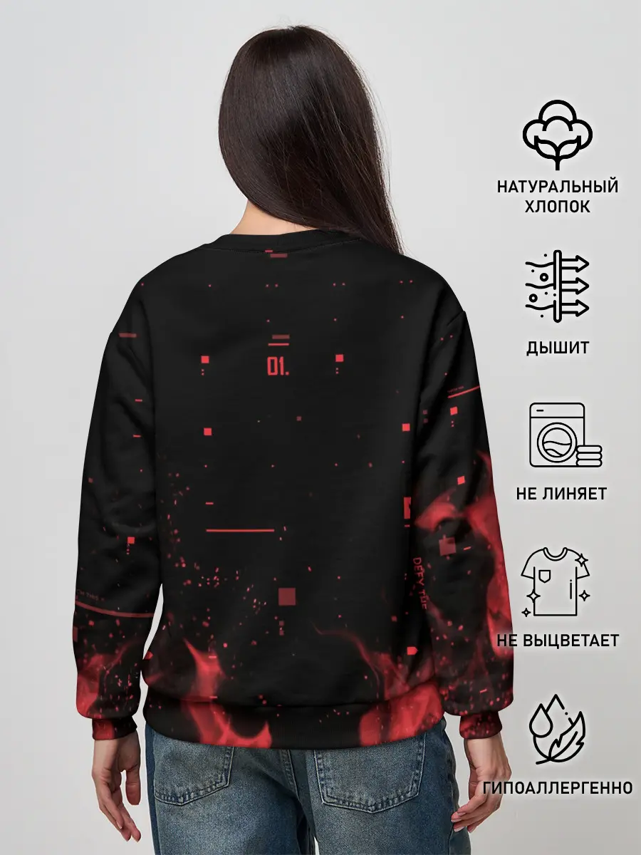 Женский свитшот / VALORANT SOVA