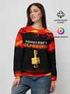 Женский свитшот / Майнкрафт Подземелья