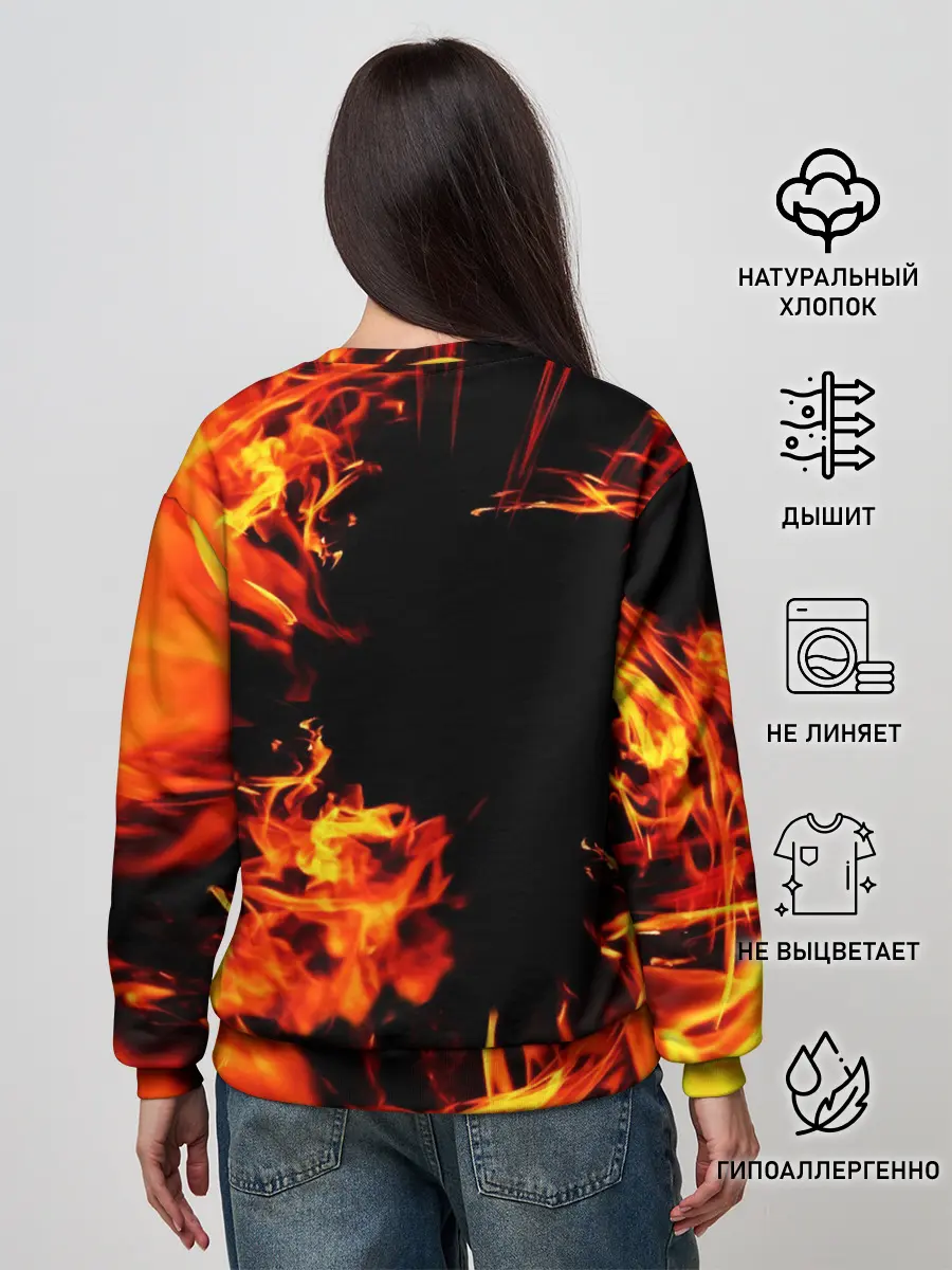 Женский свитшот / ОГОНЬ | FIRE
