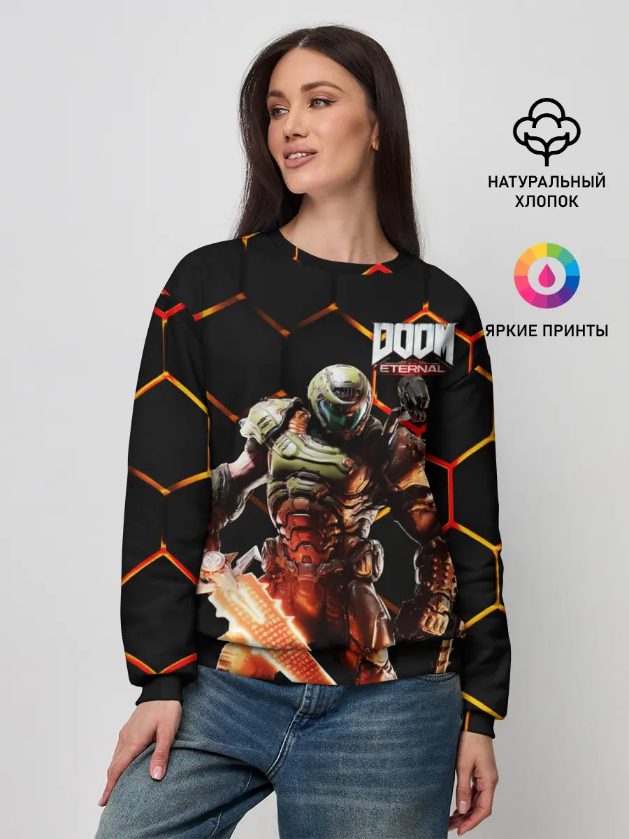 Женский свитшот / DOOM | Броня
