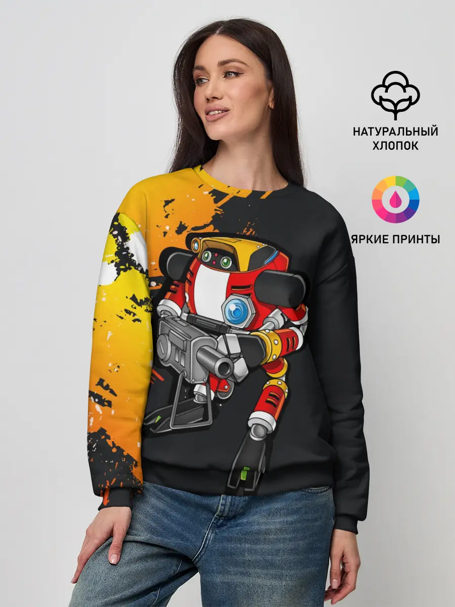 Женский свитшот / Sonic. E-102 Гамма