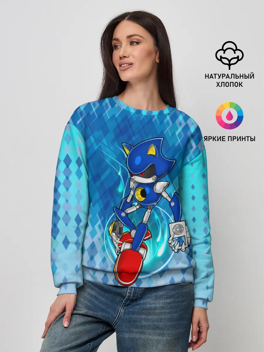 Женский свитшот / Metal Sonic