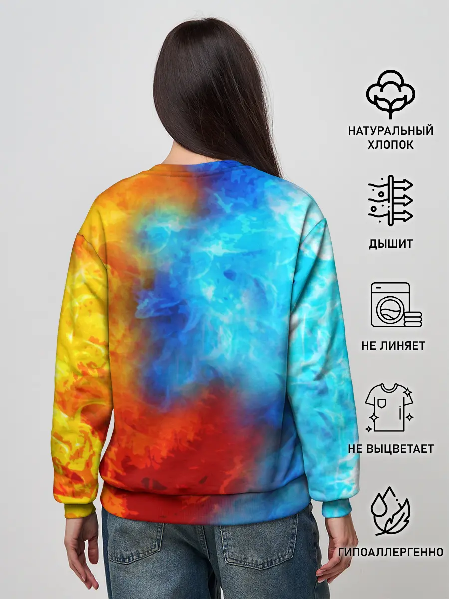 Женский свитшот / Sans | Огни