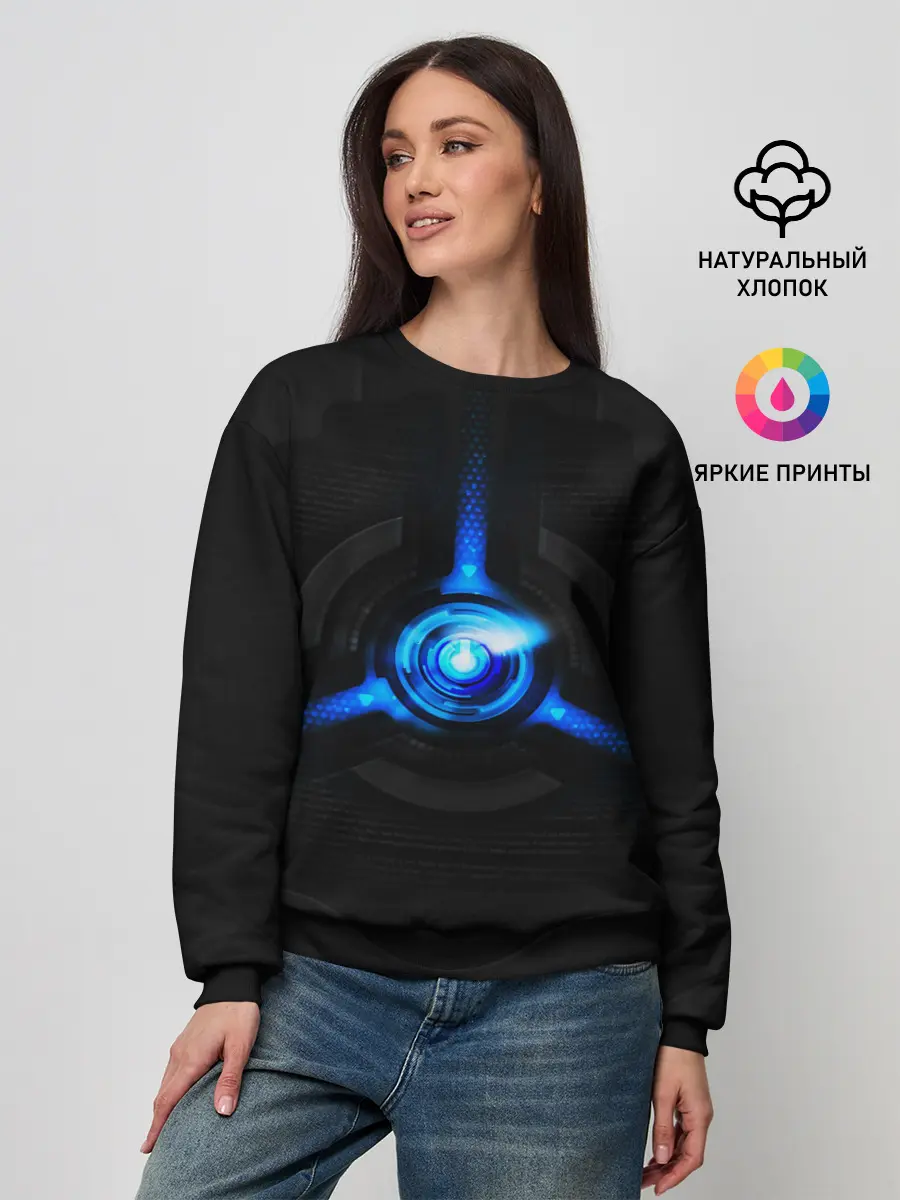 Женский свитшот / ЖЕЛЕЗНЫЙ ЧЕЛОВЕК