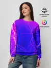 Женский свитшот / НЕОНОВАЯ МОЛНИЯ