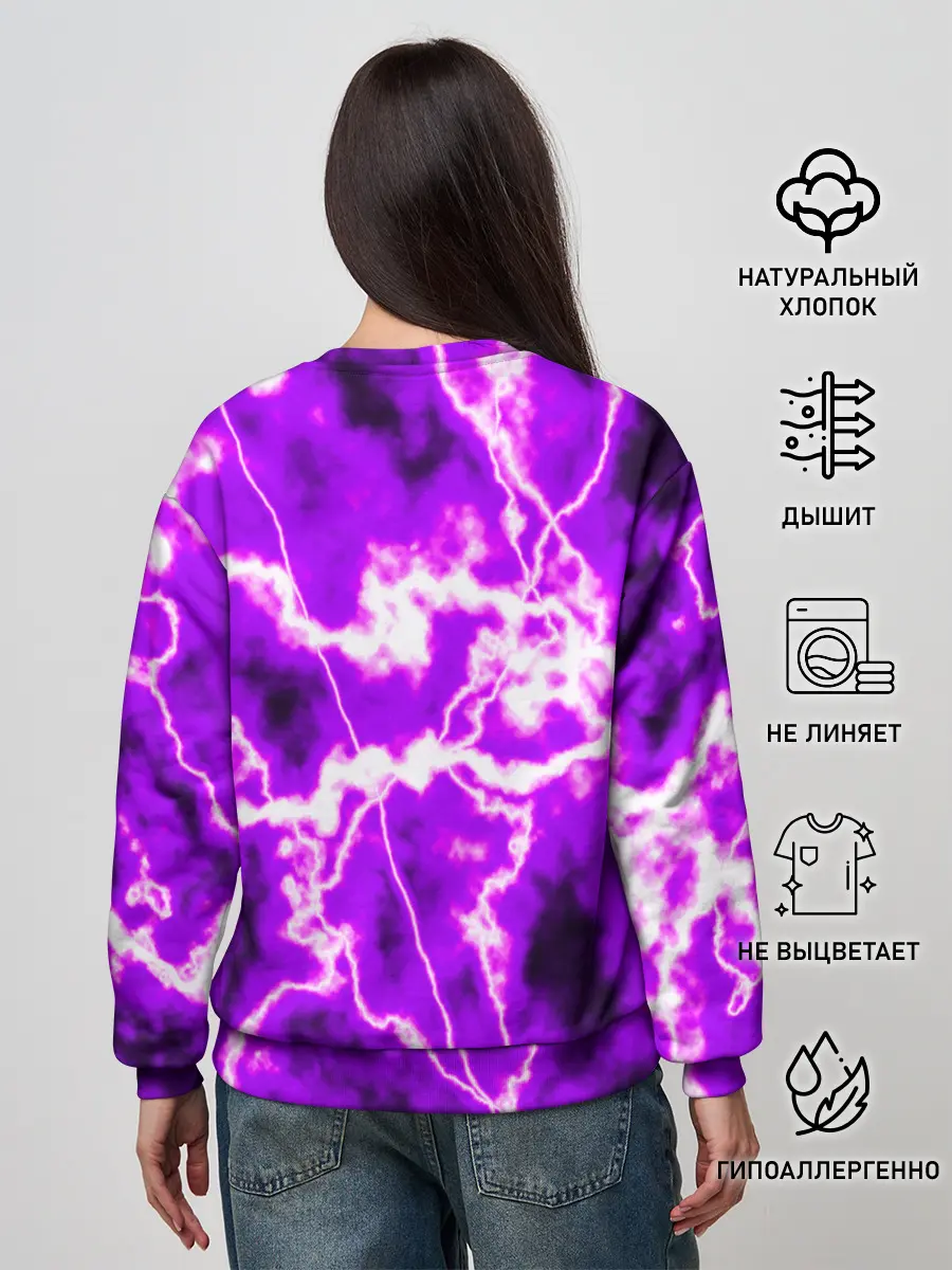 Женский свитшот / НЕОНОВАЯ СТИХИЯ