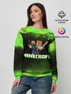 Женский свитшот / Minecraft 1