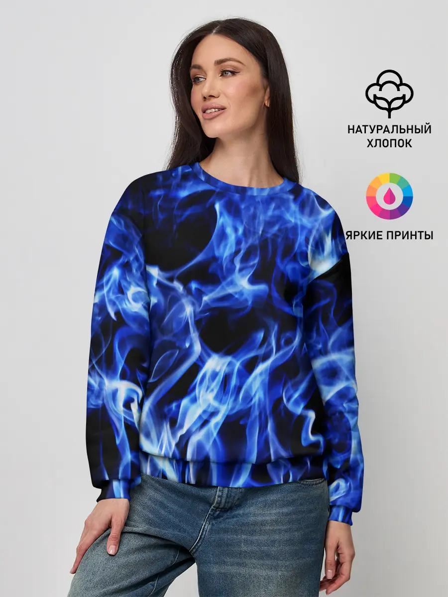 Женский свитшот / ДЫМ