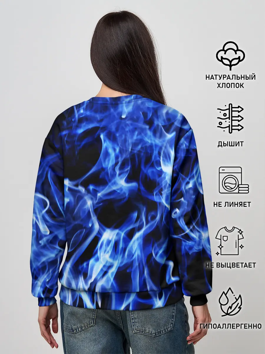 Женский свитшот / ДЫМ