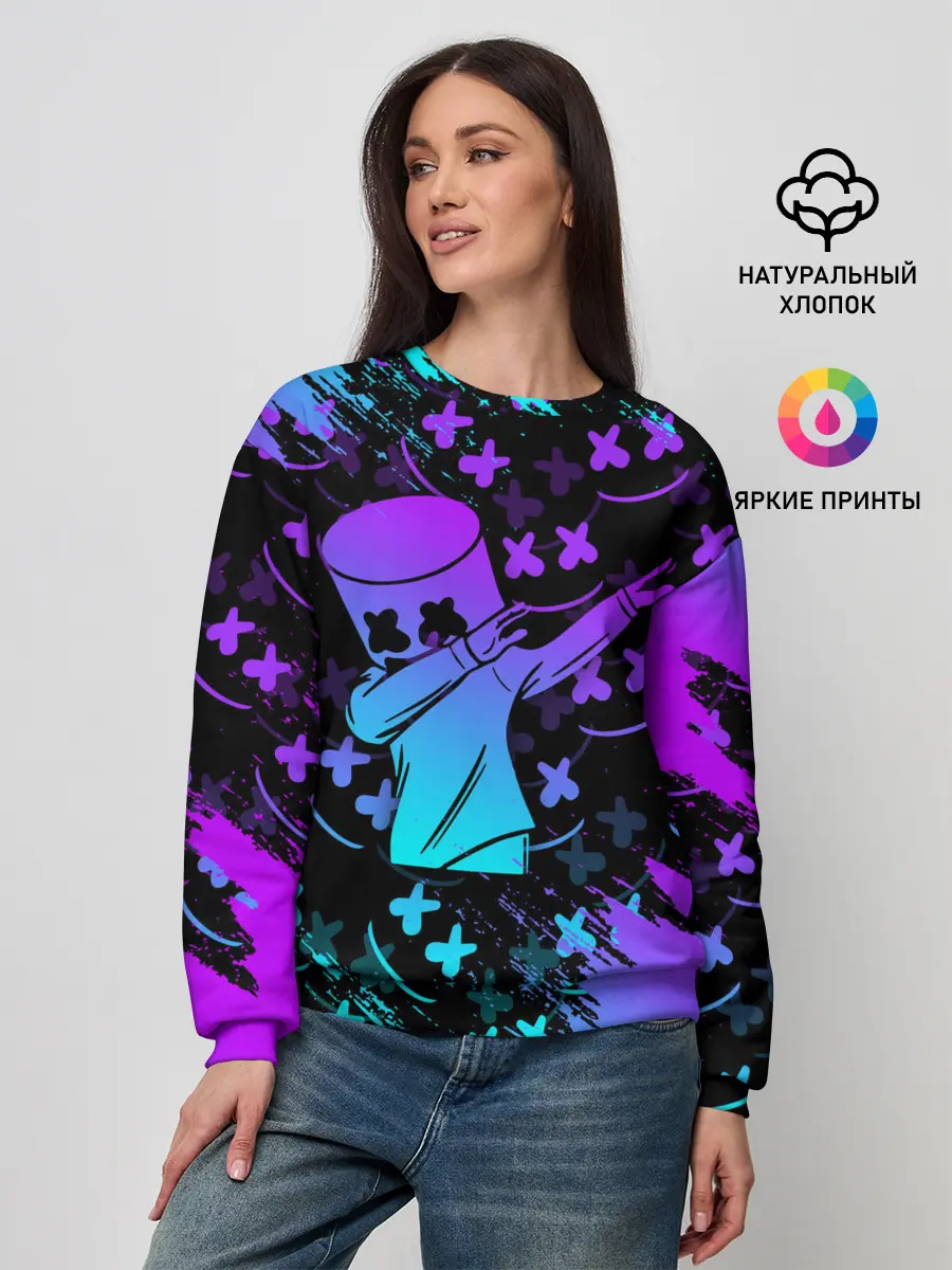Женский свитшот / FORTNITE x MARSHMELLO
