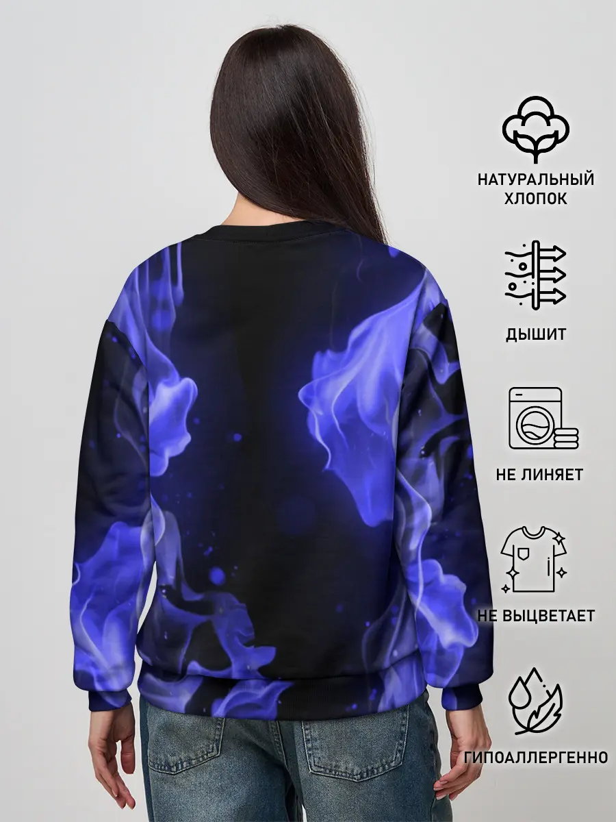 Женский свитшот / BMW FIRE