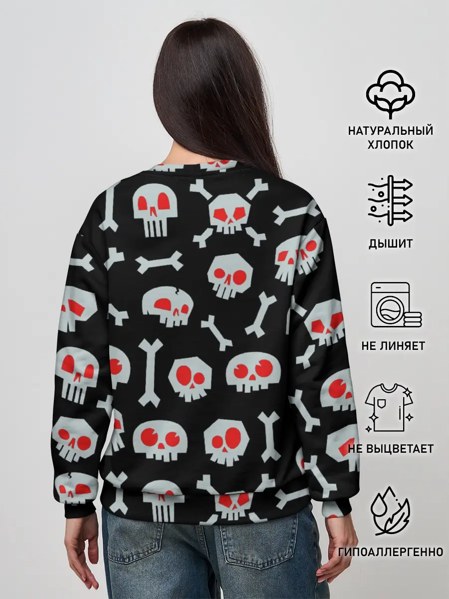 Женский свитшот / Sans | Неон