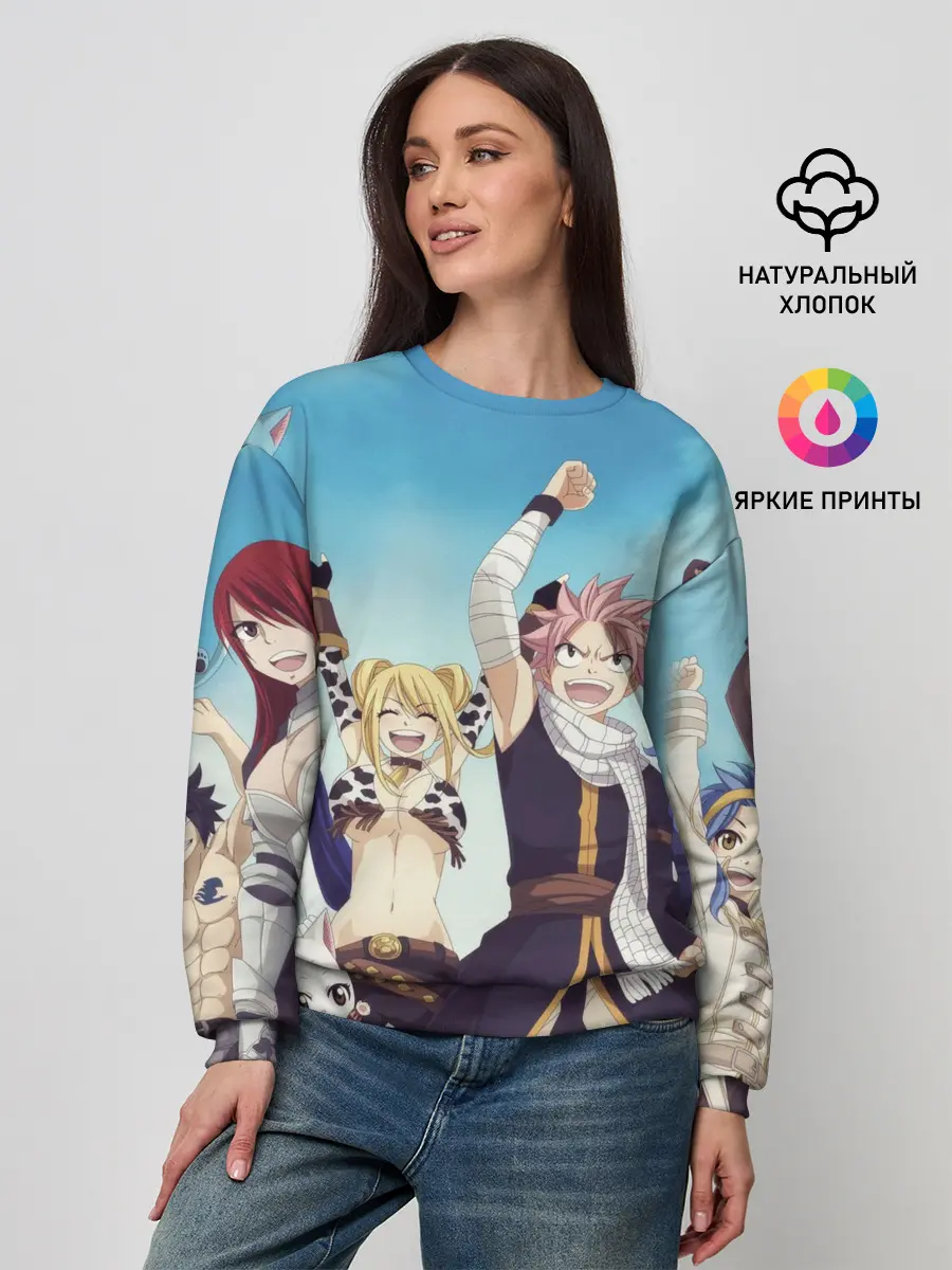 Женский свитшот / Все песонажи Хвост Феи