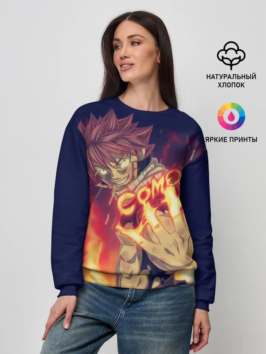 Женский свитшот / Fairy Tail Como oi