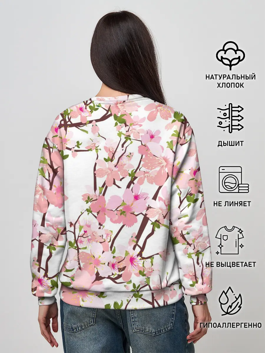 Женский свитшот / Сакура | Sakura