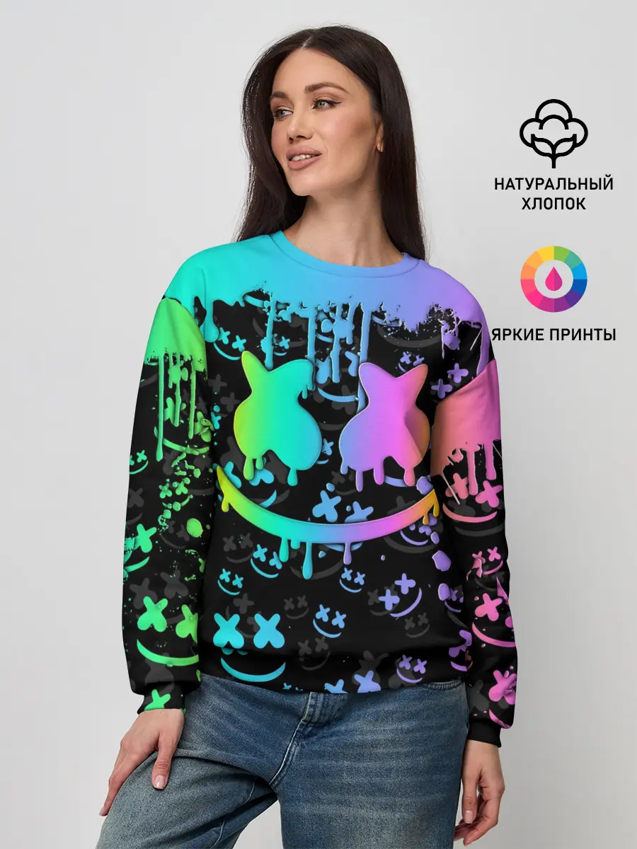 Женский свитшот / MARSHMELLO