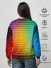 Женский свитшот / Радужный градиент