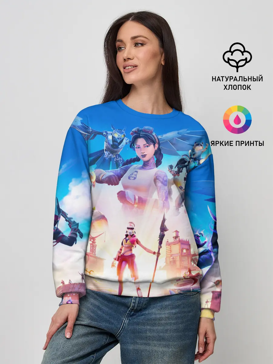 Женский свитшот / FORTNITE 3 СЕЗОН