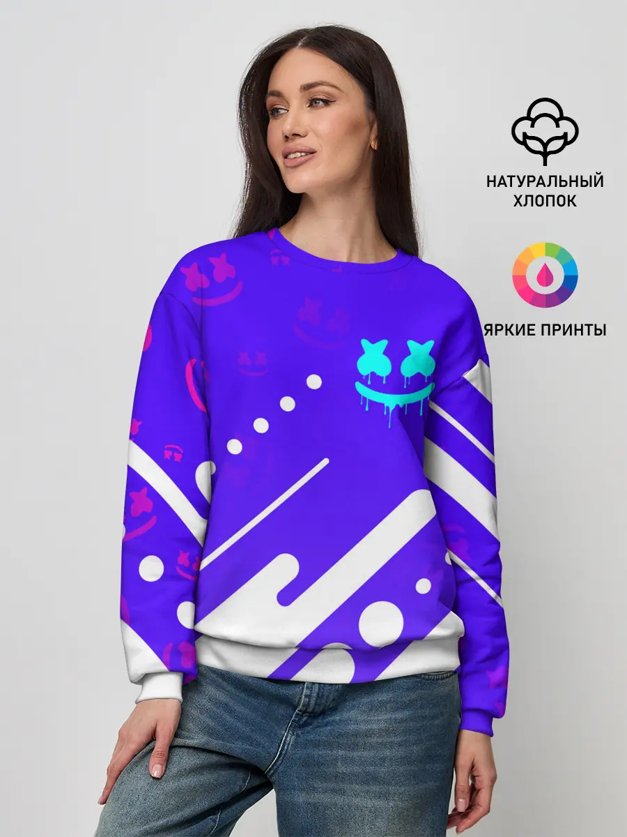 Женский свитшот / MARSHMELLO / МАРШМЕЛЛОУ