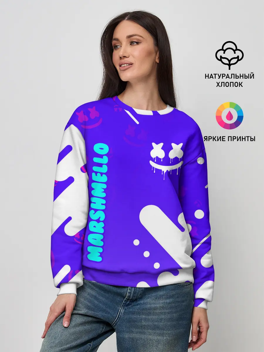 Женский свитшот / MARSHMELLO / МАРШМЕЛЛОУ