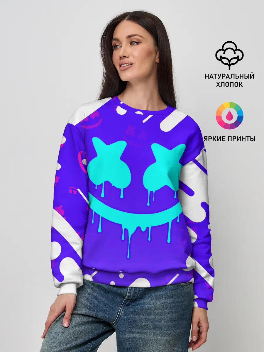Женский свитшот / MARSHMELLO / МАРШМЕЛЛОУ