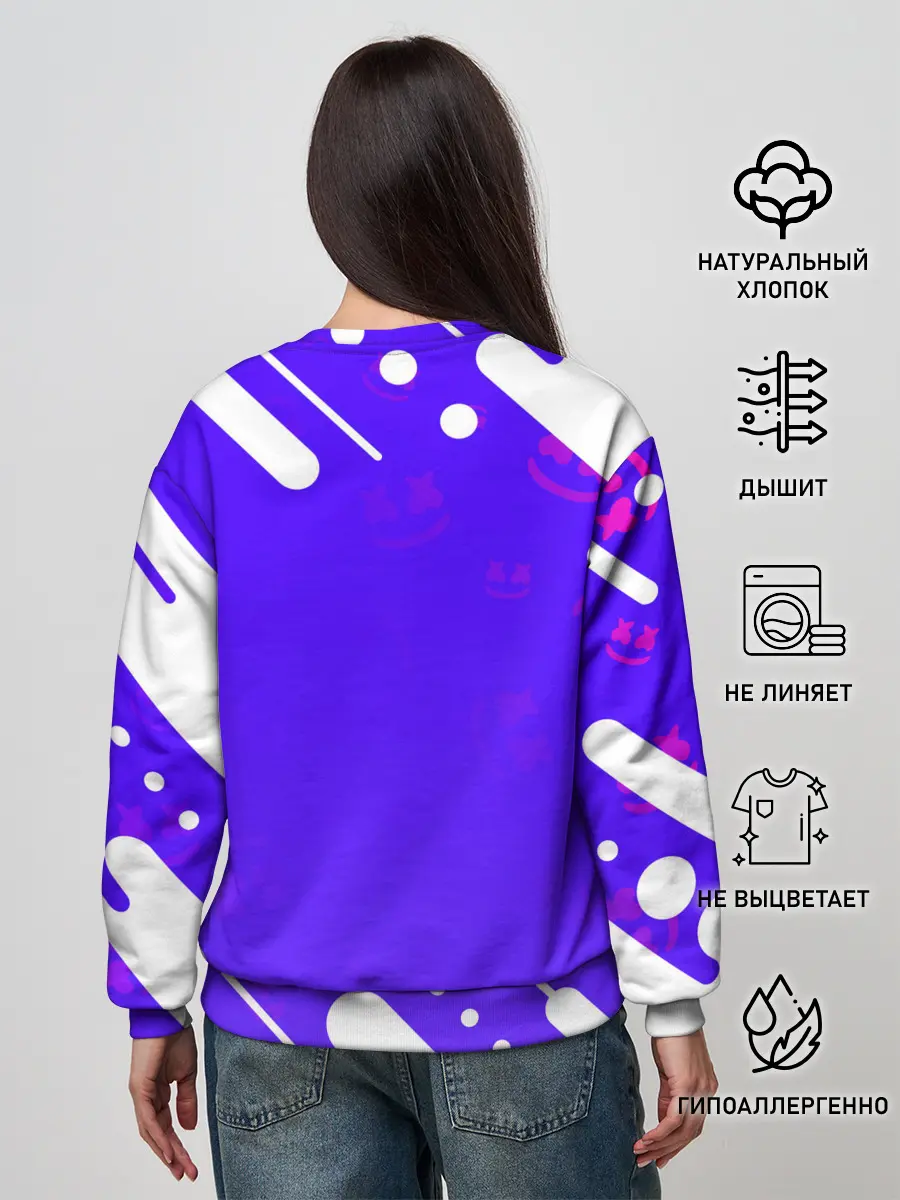 Женский свитшот / MARSHMELLO / МАРШМЕЛЛОУ