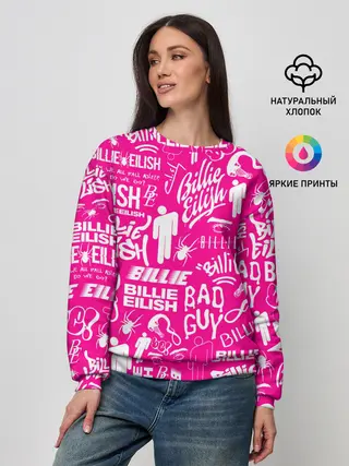 Женский свитшот / BILLIE EILISH | БИЛЛИ АЙЛИШ