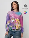 Женский свитшот / Сказочные Ирисы