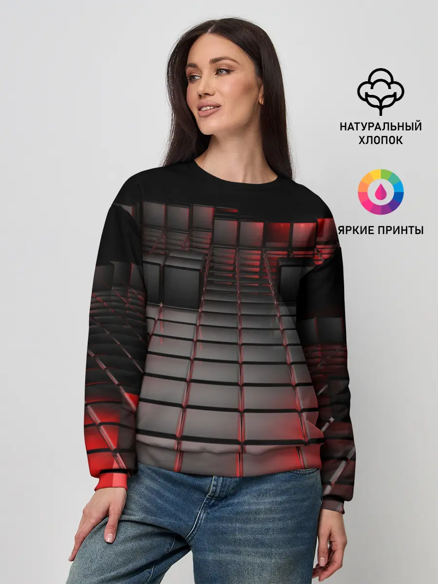 Женский свитшот / КАРБОНОВЫЕ ПЛИТЫ