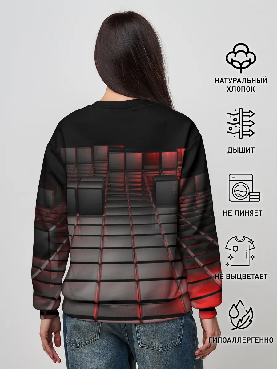 Женский свитшот / КАРБОНОВЫЕ ПЛИТЫ