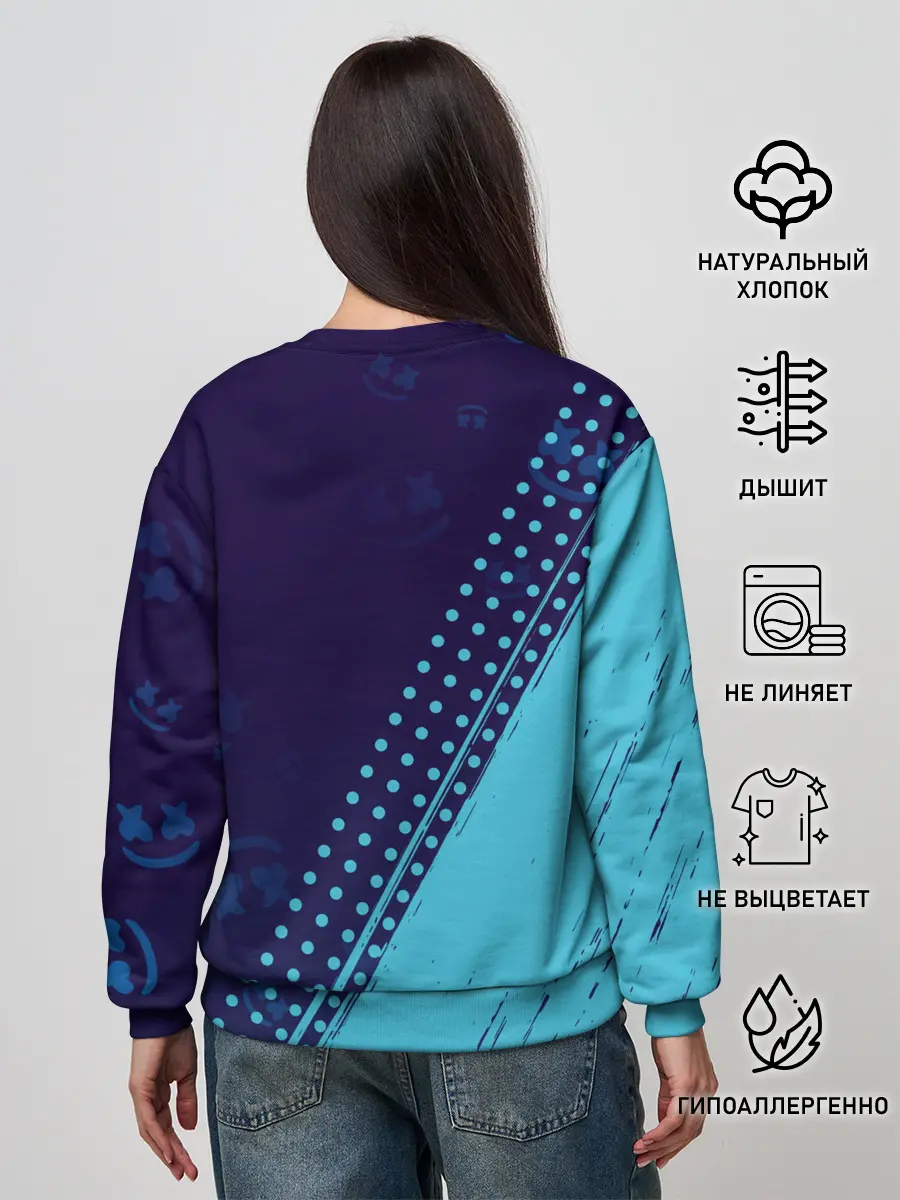 Женский свитшот / MARSHMELLO / МАРШМЕЛЛОУ