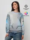 Женский свитшот / 3D соты