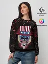 Женский свитшот / Американский череп | American Skull