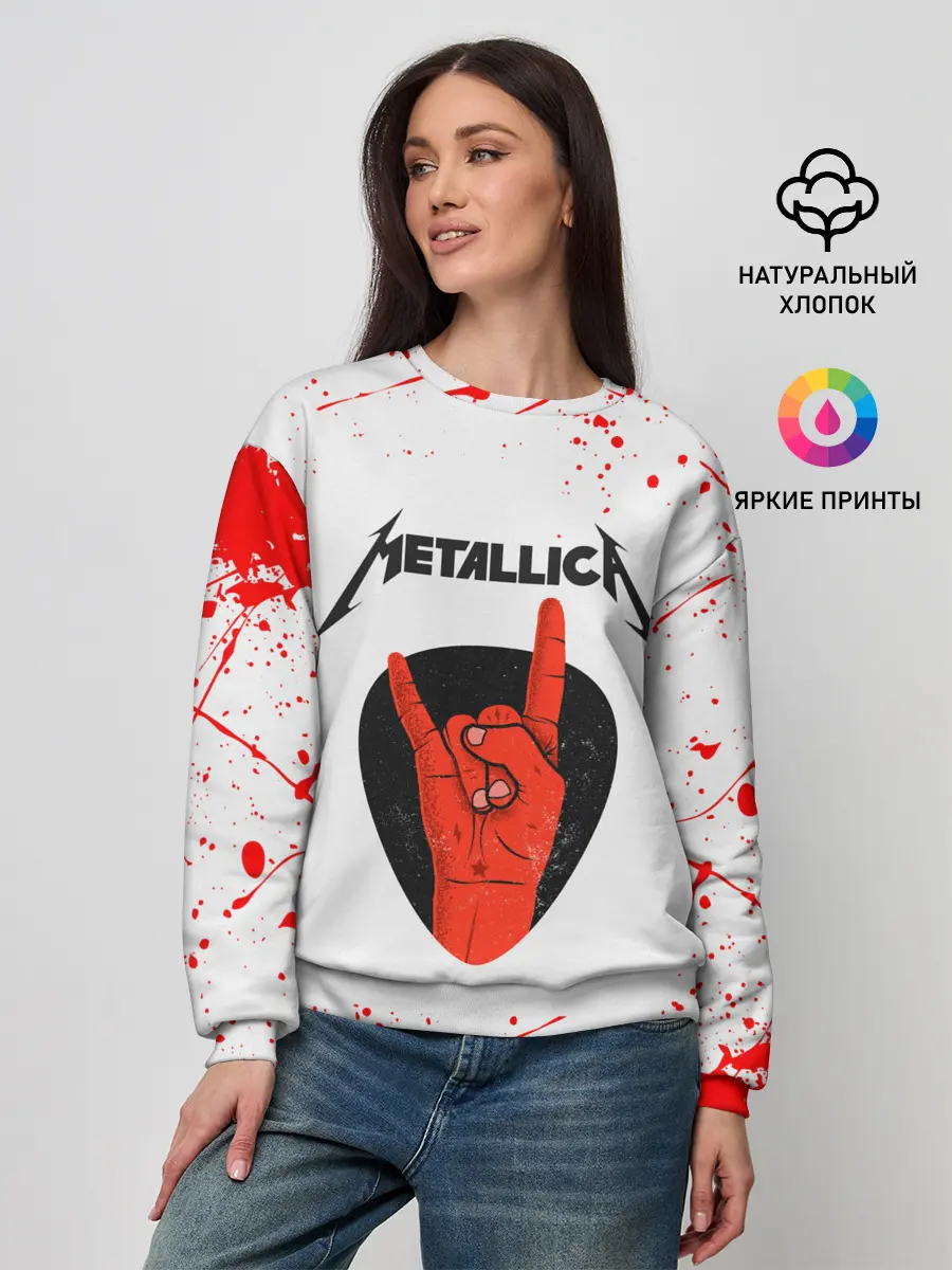 Женский свитшот / METALLICA