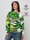 Женский свитшот / ГАВАЙСКИЕ ЛИСТЬЯ