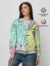 Женский свитшот / ТЕКСТУРА ТРОПИКИ