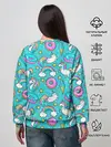 Женский свитшот / Turquoise unicorn