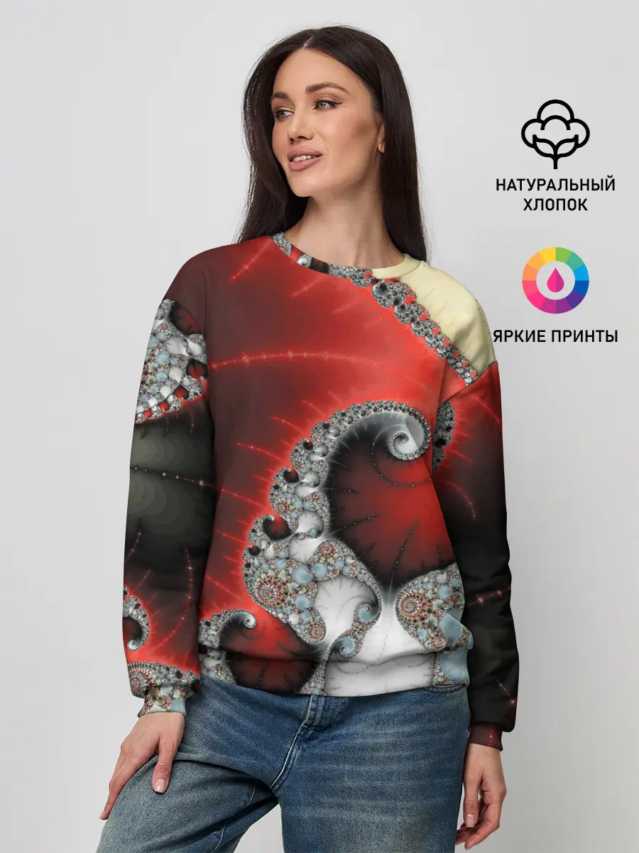 Женский свитшот / ABSTRACT&FRACTAL