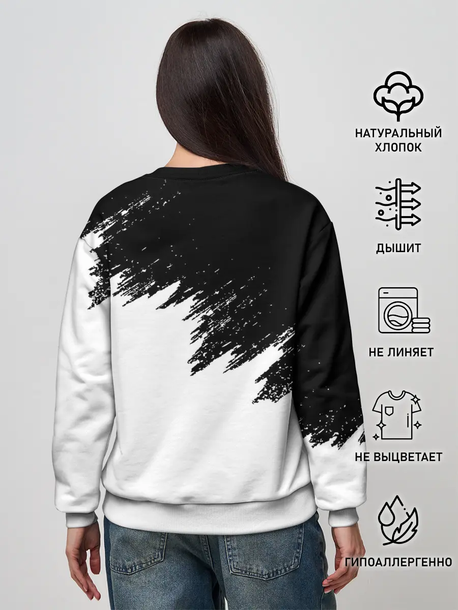 Женский свитшот / КРАСКА И НИЧЕГО ЛИШНЕГО!