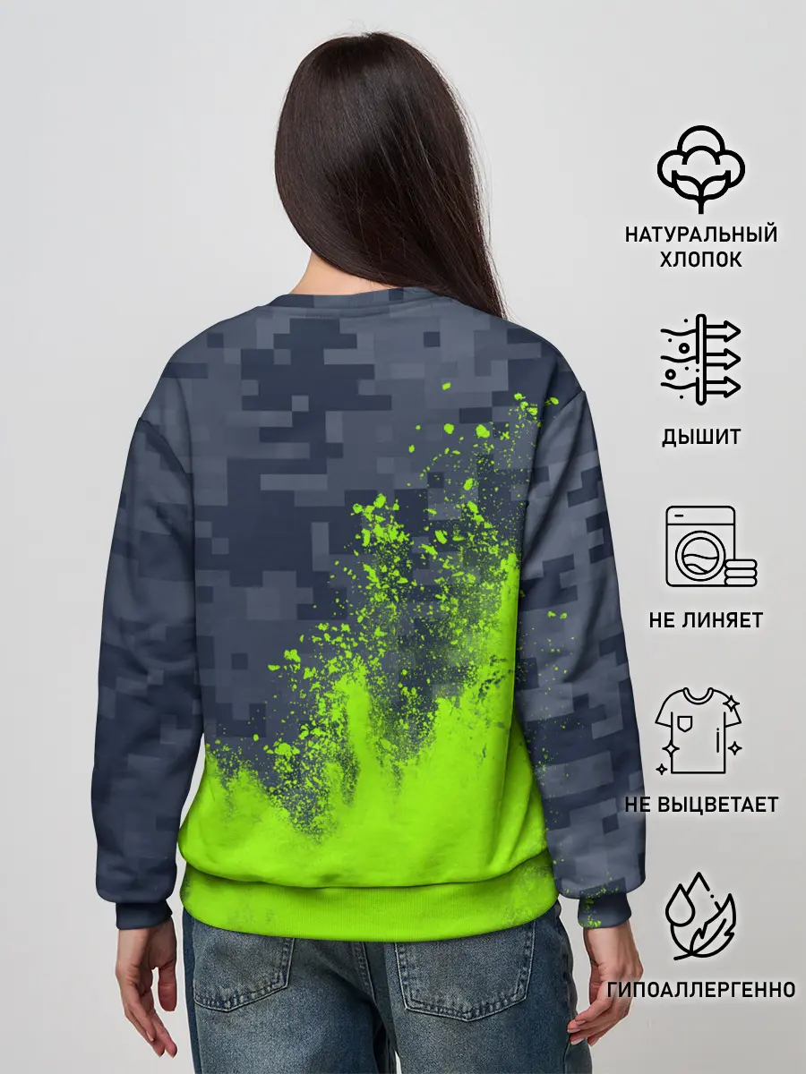 Женский свитшот / MINECRAFT / МАЙНКРАФТ