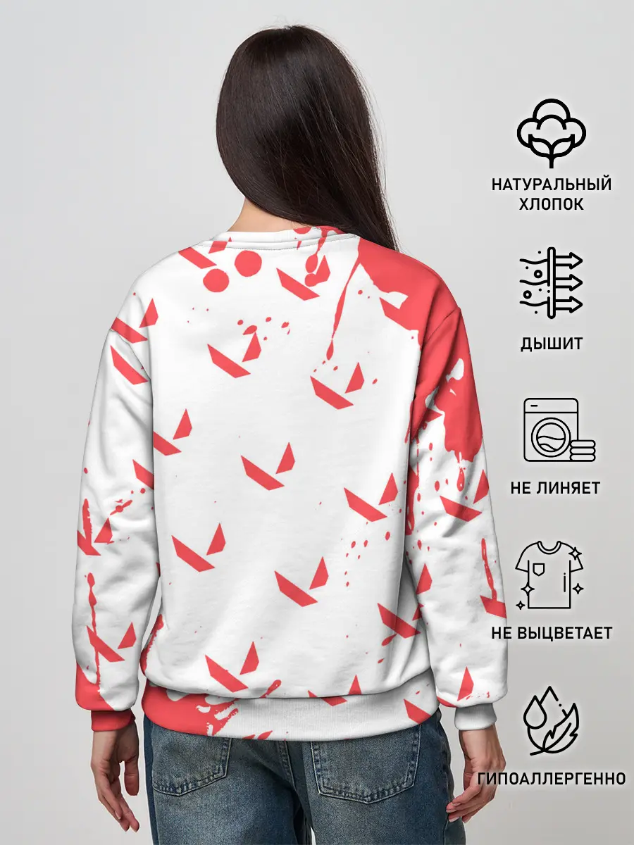 Женский свитшот / VALORANT / ВАЛОРАНТ