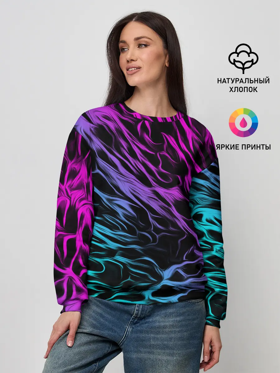 Женский свитшот / НЕОНОВЫЕ РАЗВОДЫ / НЕОН