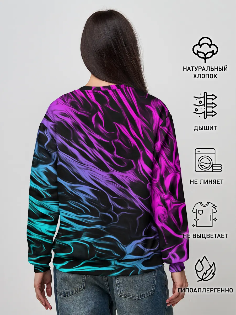 Женский свитшот / НЕОНОВЫЕ РАЗВОДЫ / НЕОН