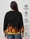 Женский свитшот / Огонь